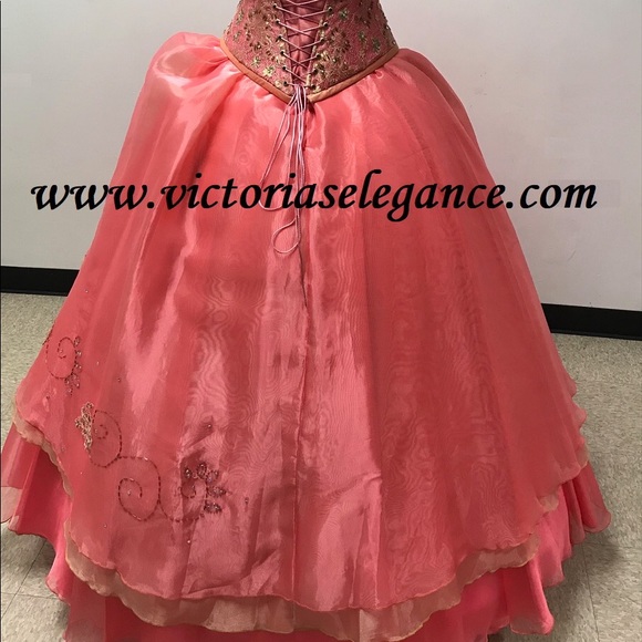 “One of a Kind” Organza Two Piece Ball Gown - Picture 3 of 4